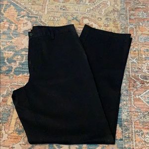 Black Dockers Flat Front Dress Pants